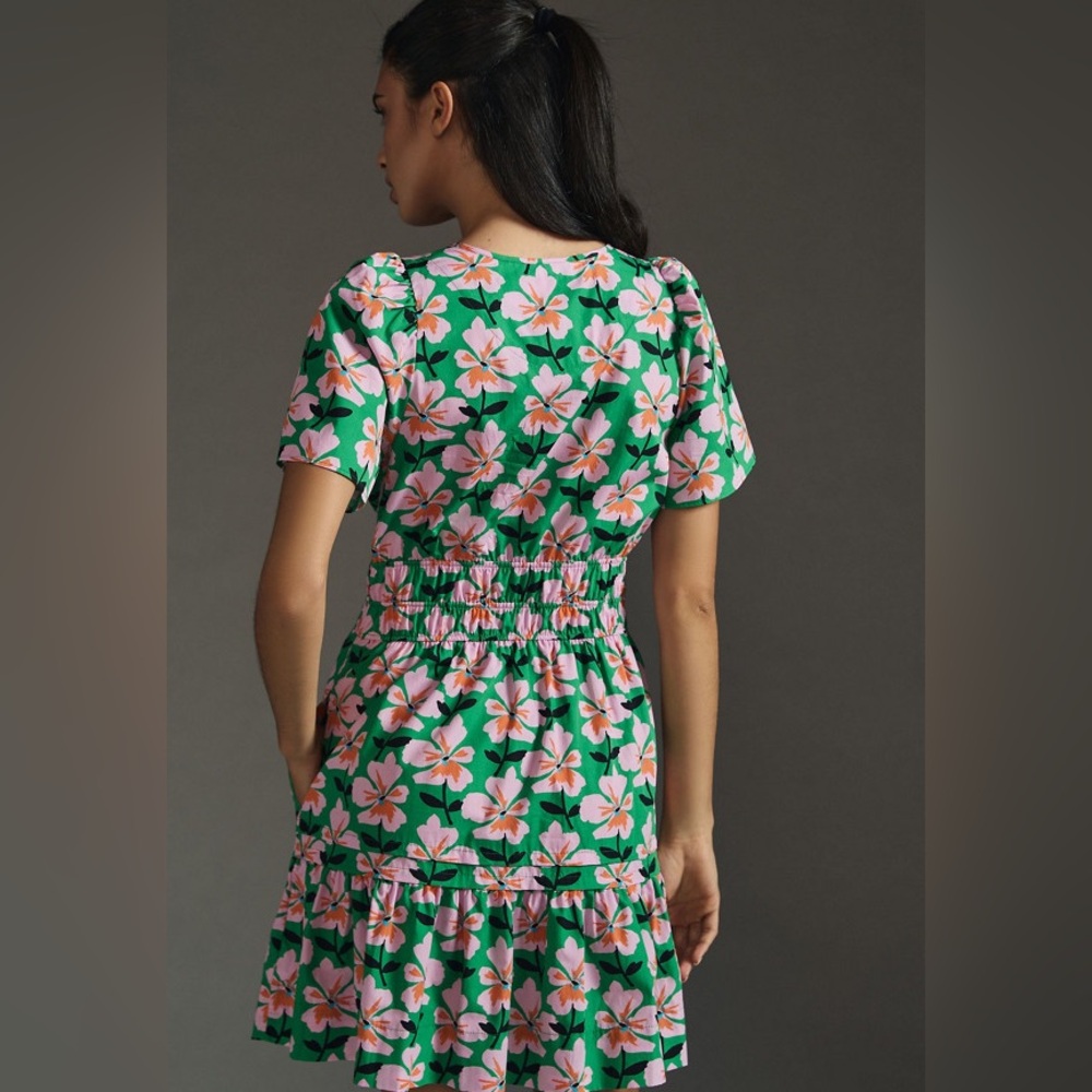 Anthropologie Somerset Mini Dress Vibrant Floral Sz S - Picture 12 of 12
